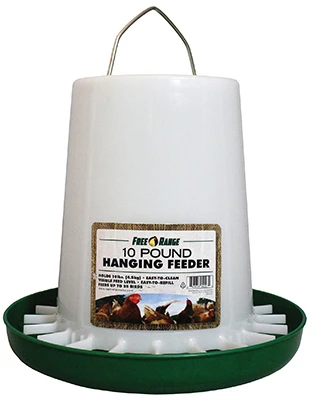 Hanging Poultry Feeder, 10 Lb. Capacity