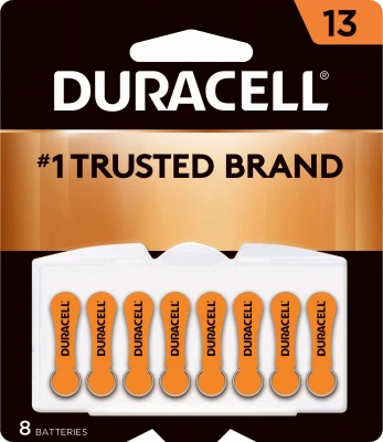 Hearing Aid Battery, #13, 8-Pk.