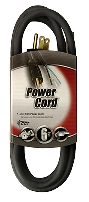 Replacement Power Supply Cord, 14/3, 6 Ft.