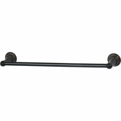 Vintage Towel Bar, Brushed Bronze, 18-In.