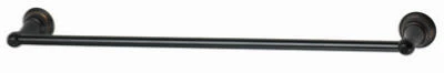 Vintage Towel Bar, Brushed Bronze, 24-In.