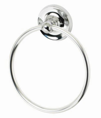 Rounded Towel Ring, Chrome