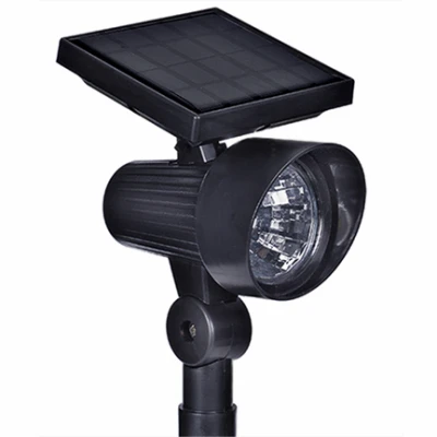 LED Solar SpotLight, Black, 100 Lumens