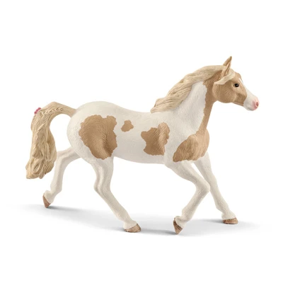 Paint Horse Mare, Tan & White Toy Animal Figure, Ages 3 & Up