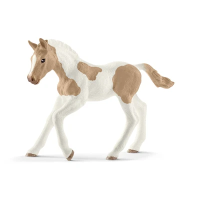 Paint Horse Foal, Tan & White Toy Animal Figure, Ages 3 & Up