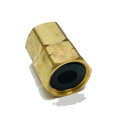 Compression Adapter, Brass, 3/8 x 3/8 In. Female