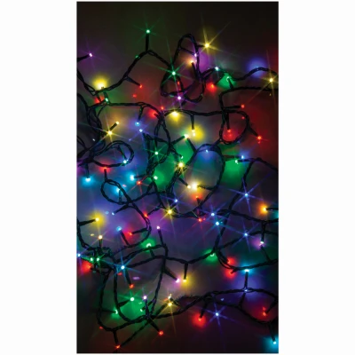 220708-1003-2702 Led Compact String Christmas Light Set, 100 Lights, Multi-color