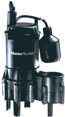 4/10-HP Motor, 8.5V 5250-GPH Thermoplastic Automatic Submersible Sewage Ejector Pump