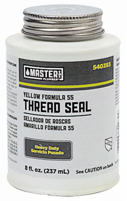 Yellow Formula 55 Thread Seal, 8-oz.