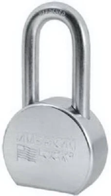 2-1/2 In. High-Security Padlock, Zinc Plated Solid Steel, 5-PinKeyed-Alike