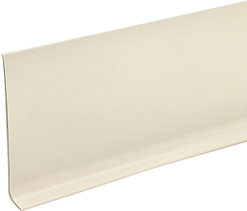 4 In. x 4 Ft. Almond Vinyl Wall Base