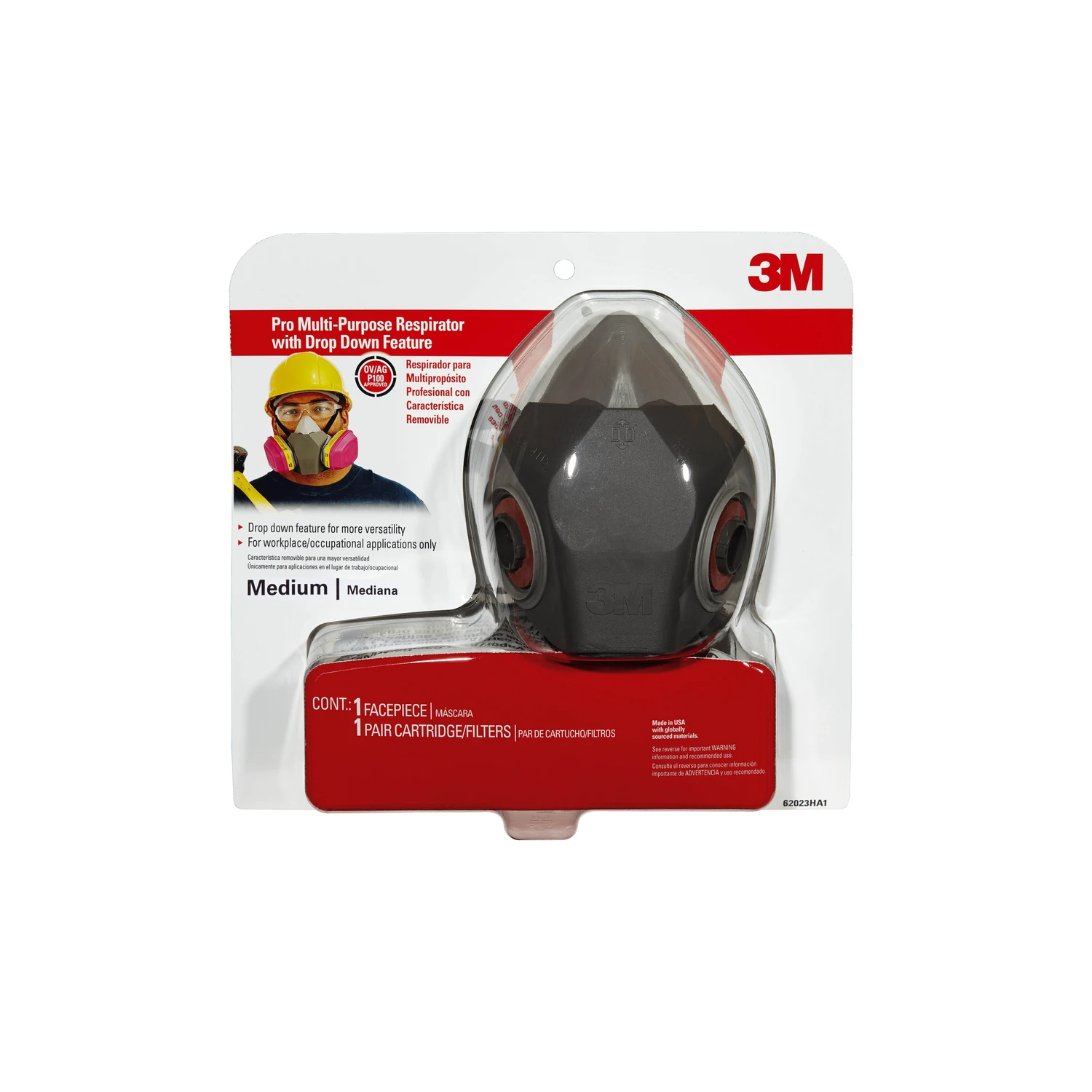 Multipurpose Reusable Respirator, OV/AG/P100