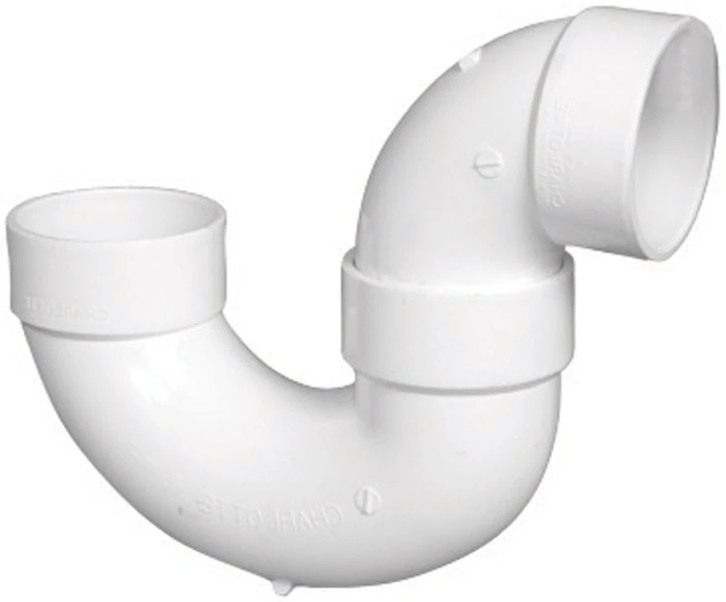 Schedule 40 PVC P-Trap, 2 In.