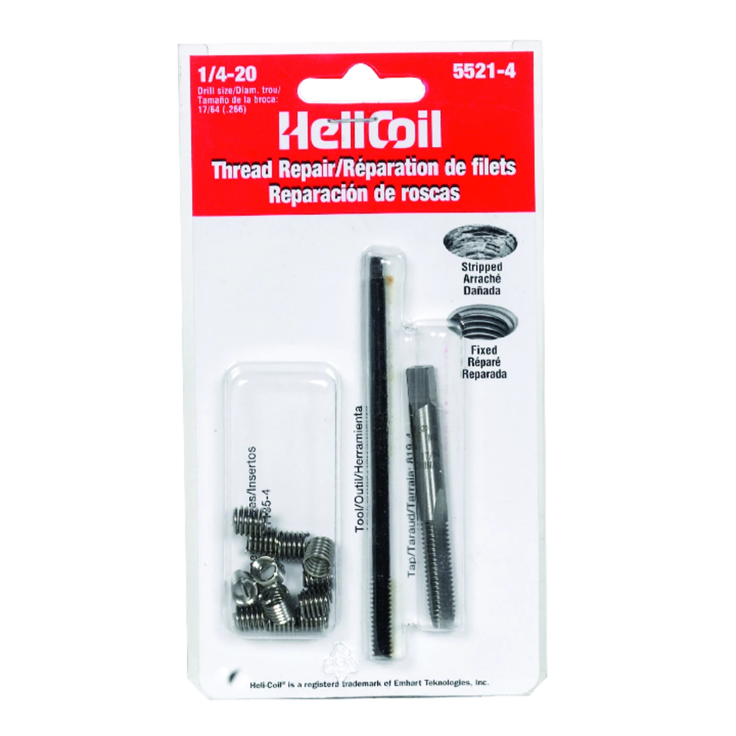 Thread Repair Kit, 1/4-20 Coarse