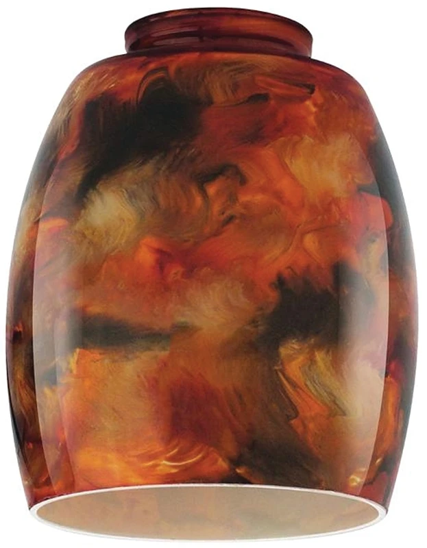 Fire Pit Glass Ceiling Fan Light Shades