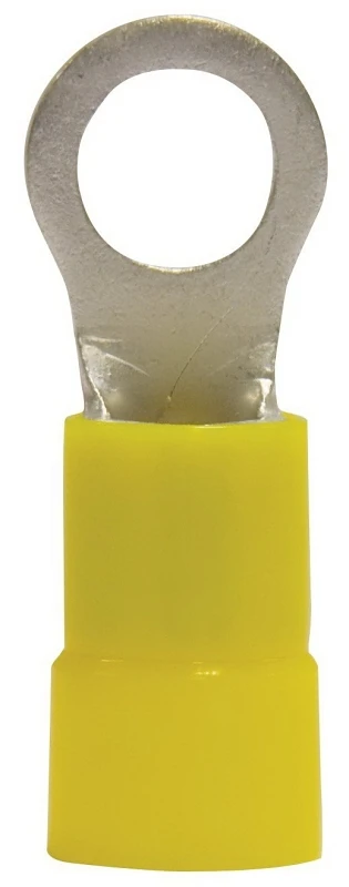 Ring Terminals, 3/8-In. Stud, 14 AWG, 4-Pk.