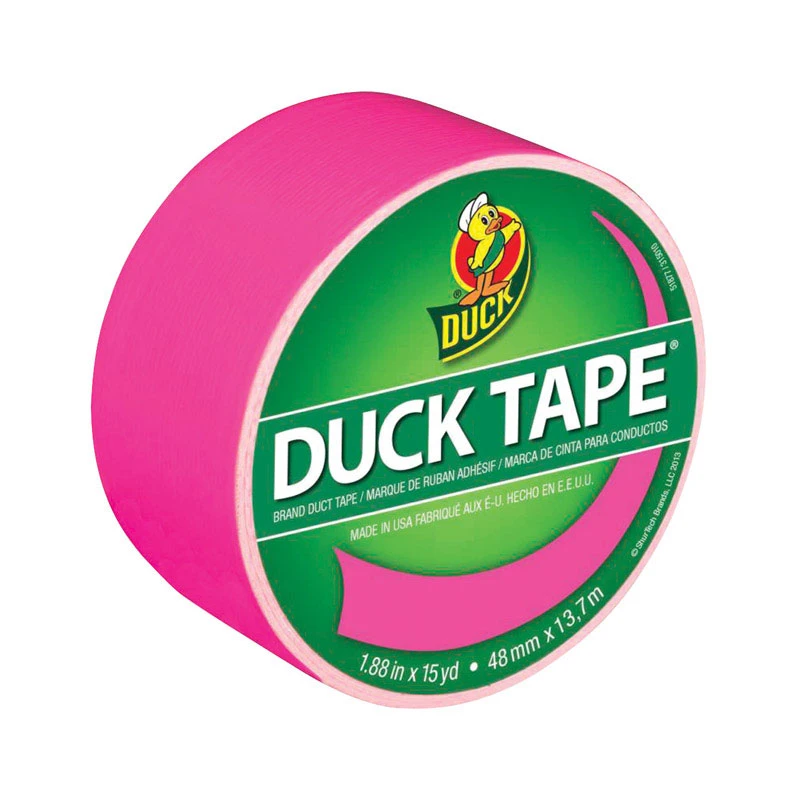 Duct Tape, X-Factor Neon Pink, 1.88-In. x 15 Yds.