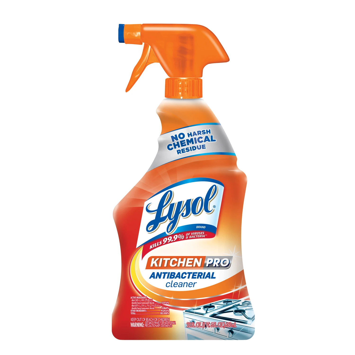 Antibacterial Kitchen Pro Cleaner, Citrus 22 oz. Trigger Spray