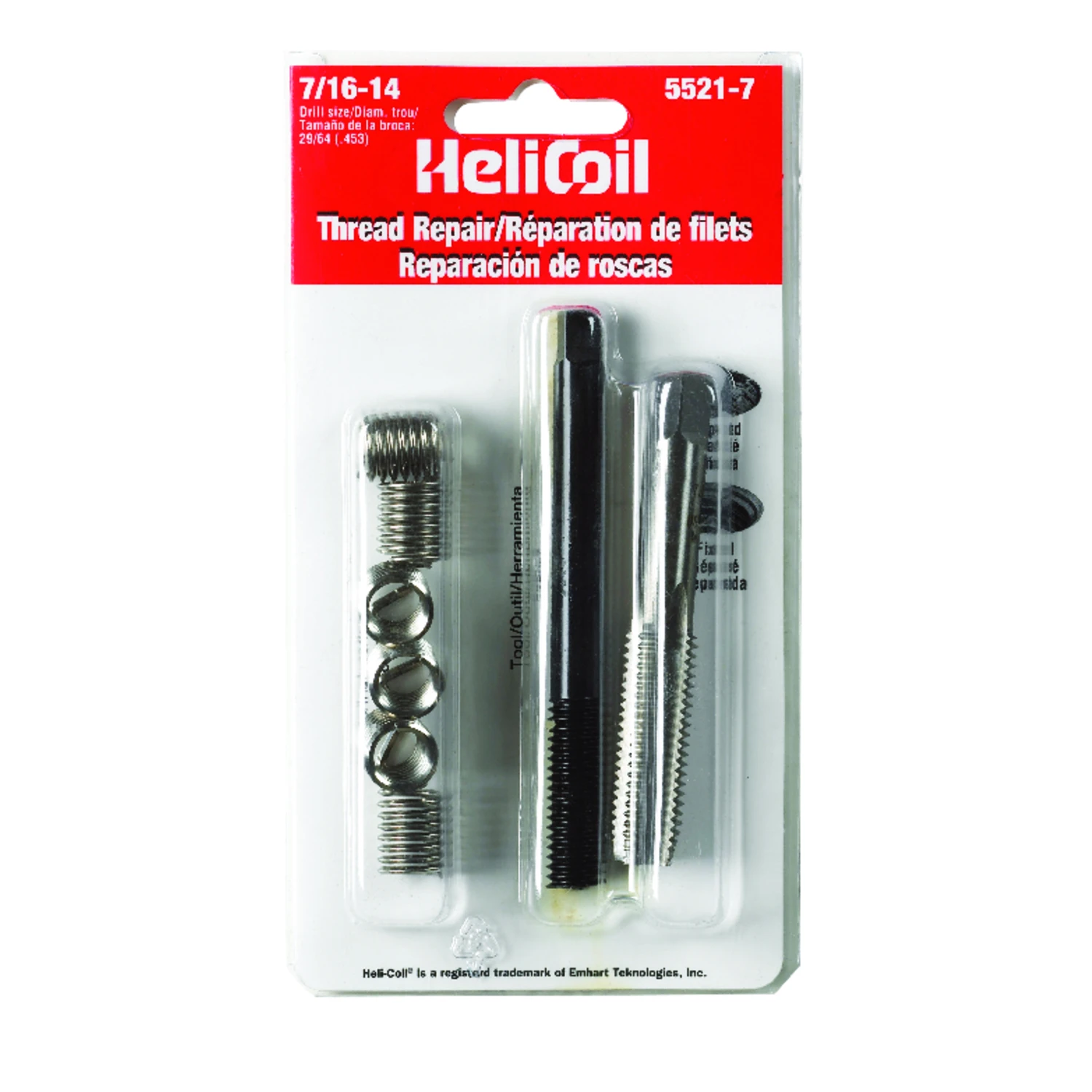 Thread Repair Kit, 7/16-14