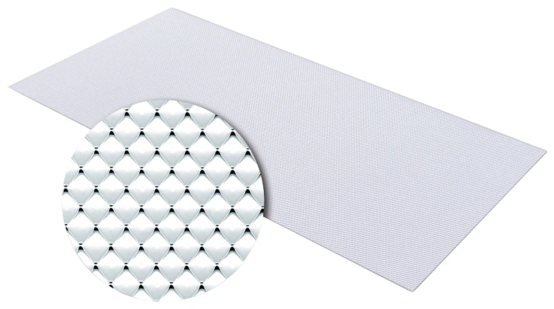 Prismatic Ceiling Lighting Panel, Clear, Acrylic, 2 x 4-Ft.