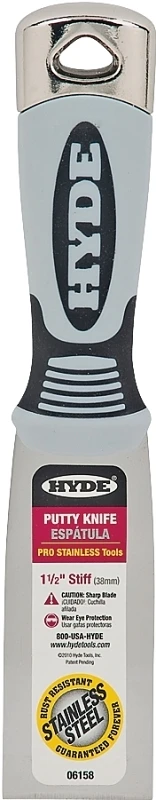 Pro Putty Knife, Stiff Blade, 1-1/2-In.