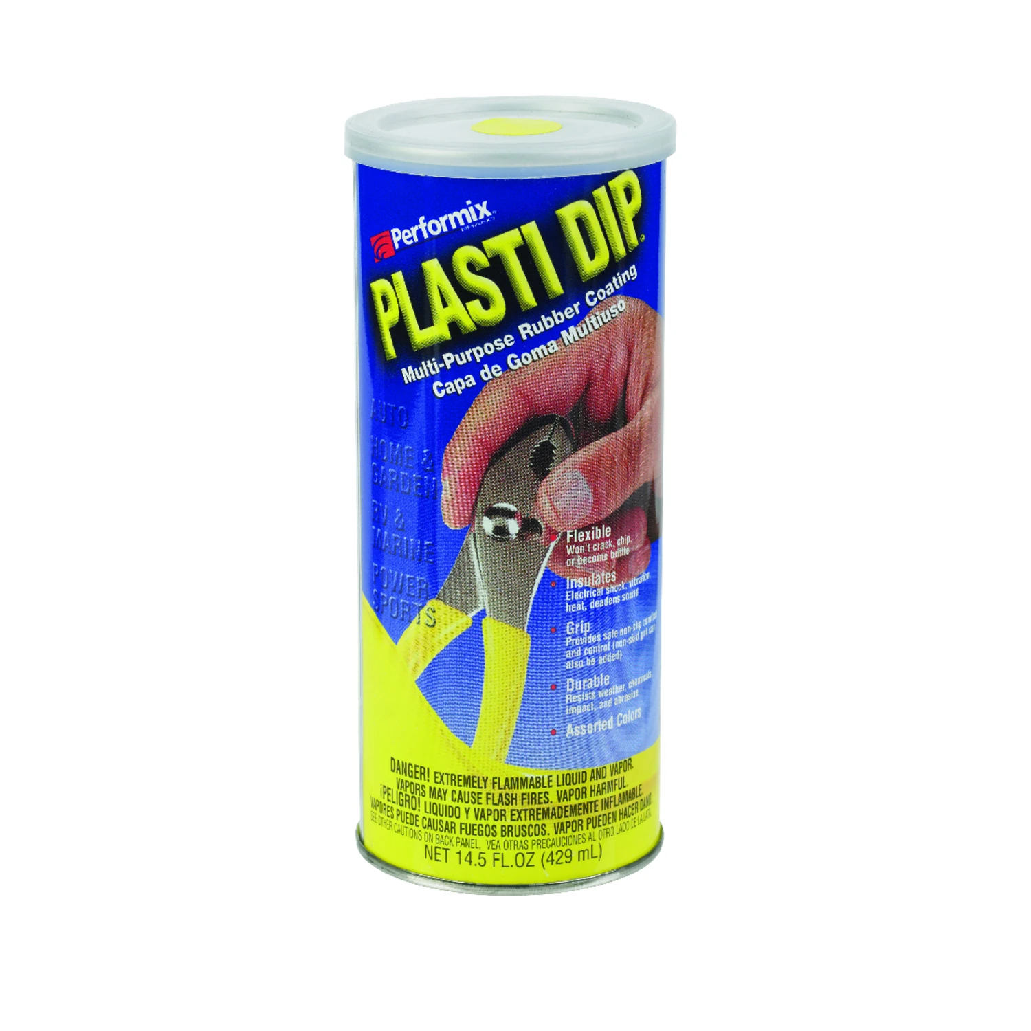Multi-Purpose Rubber Coating, Yellow, 14.5 oz.