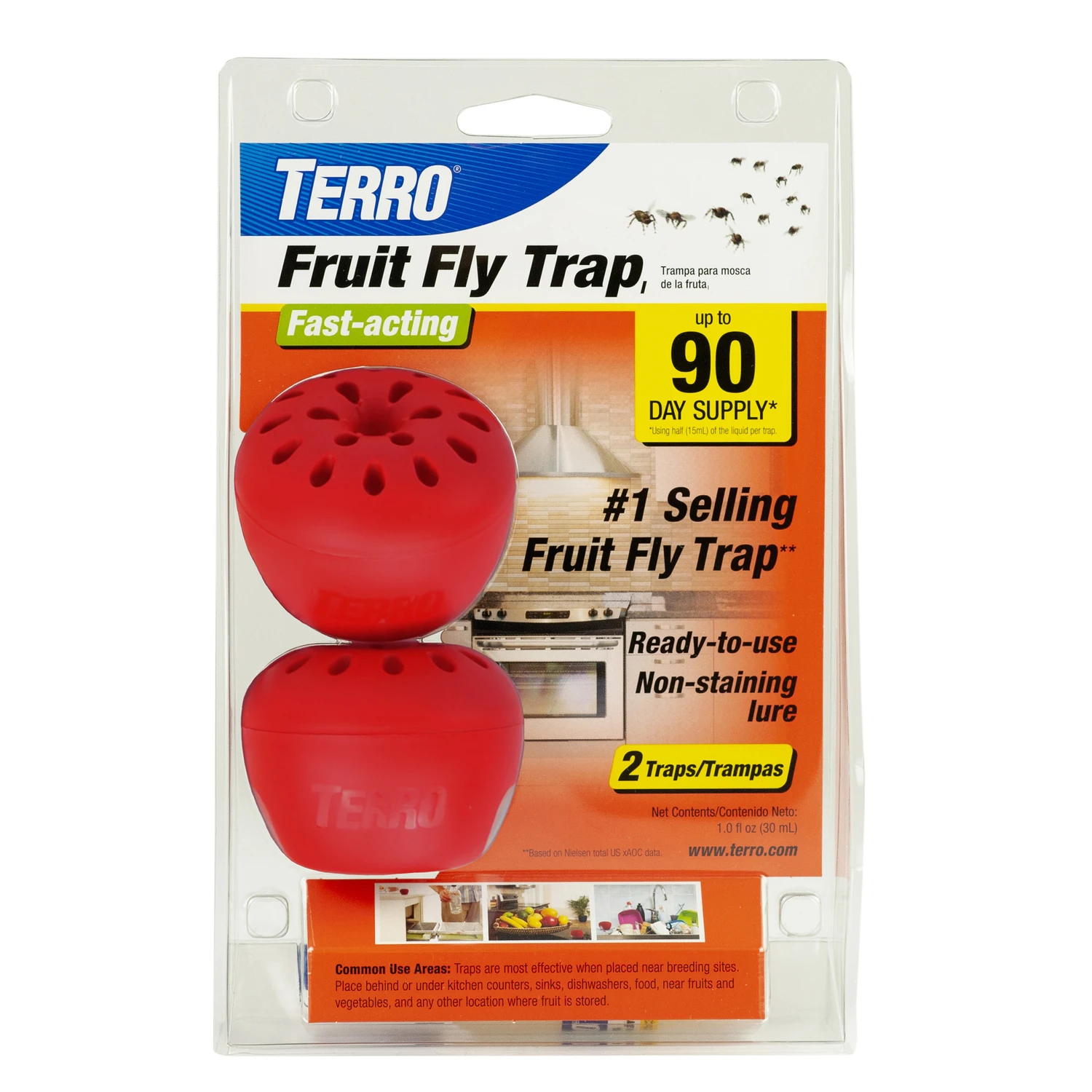 Fruit Fly Traps, 2-Pk.
