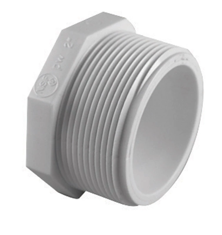 Schedule 40 PVC Pressure Plug, White, 1 In.