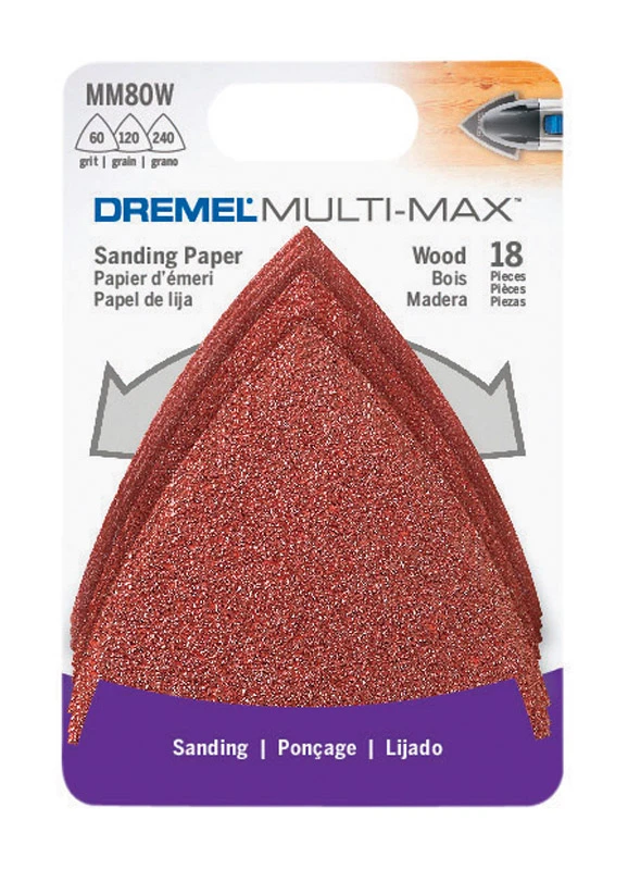 Multi-Max Tool Sandpaper Assortment, 18-Pk.