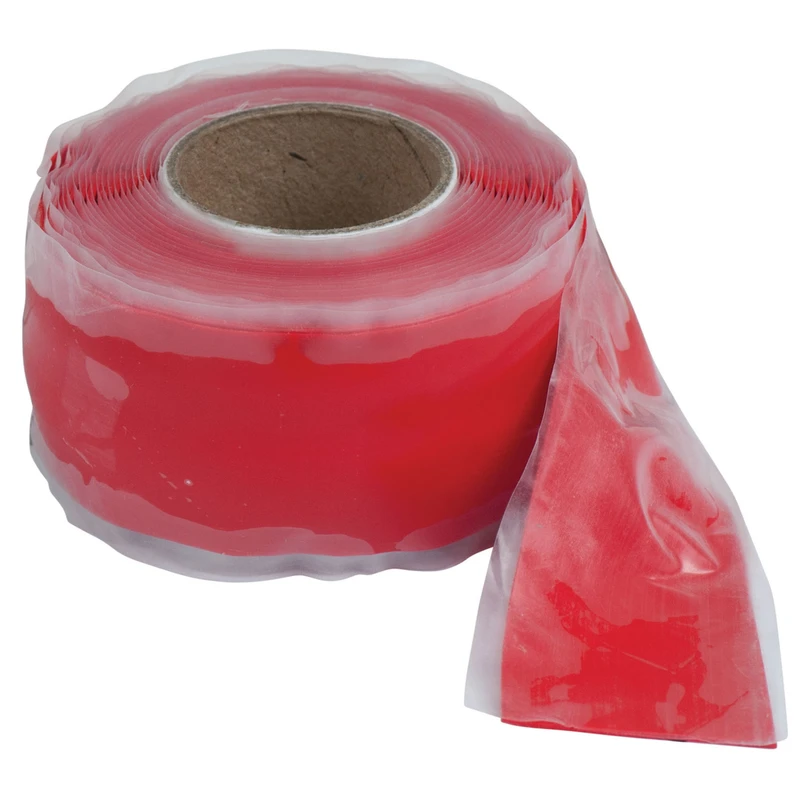 Self-Sealing Silicone Repair Tape, Red, 1-In. x 10-Ft.