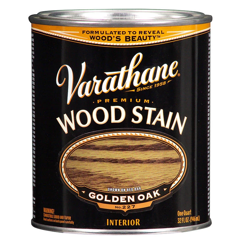 Golden Oak Premium Oil-Based Interior Wood Stain, Qt.