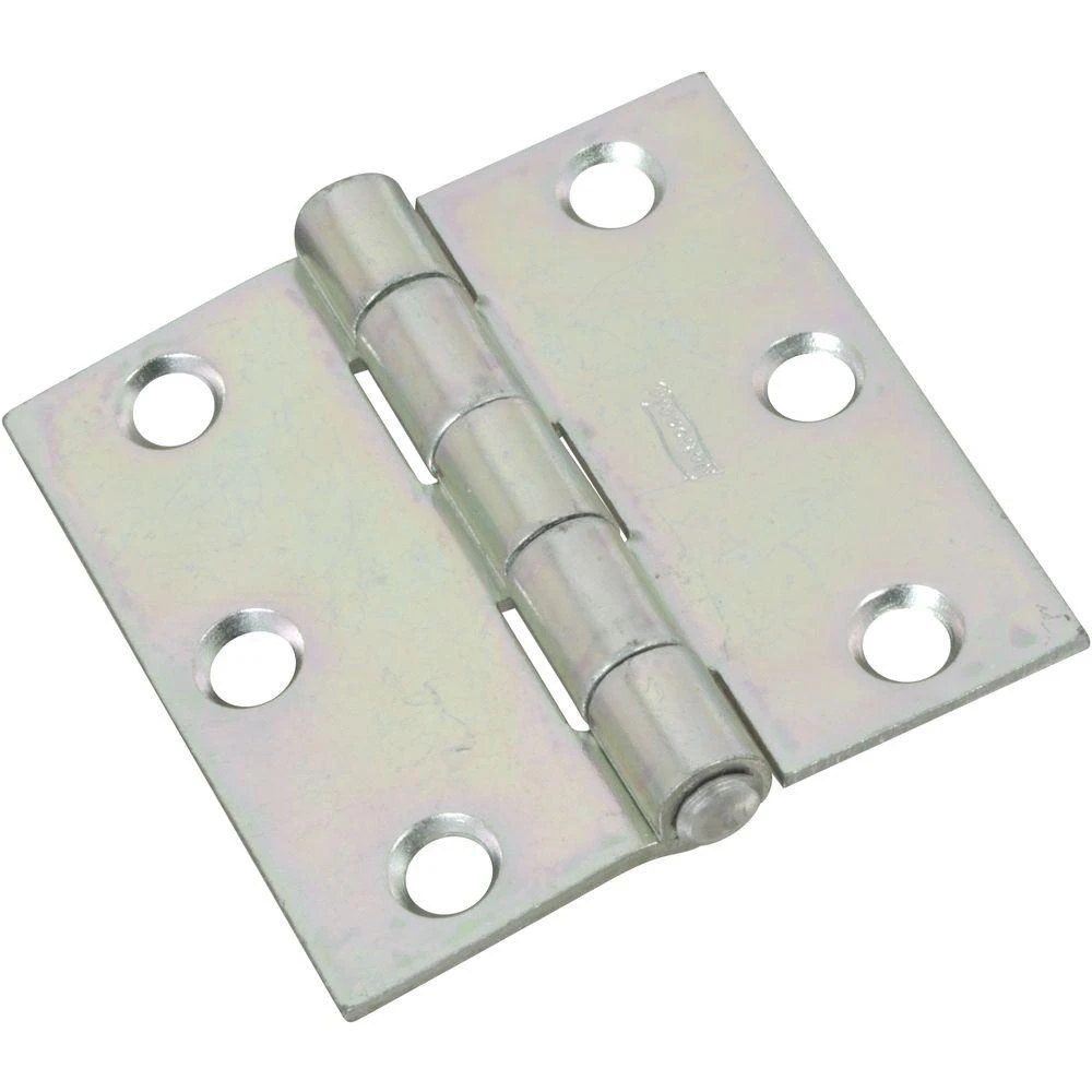 Tight Pin Hinge, Zinc, 2-1/2 x 2-1/2 In.