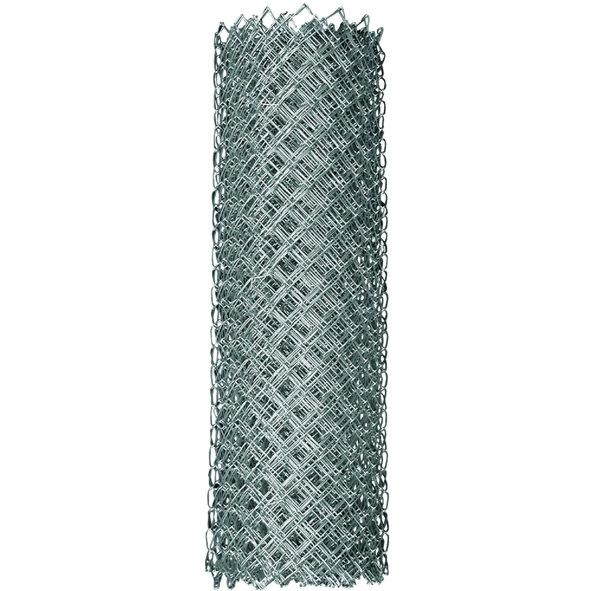 Chain Link Fence Fabric, Galvanized, 12.5-Ga., 60-In. x 50-Ft.