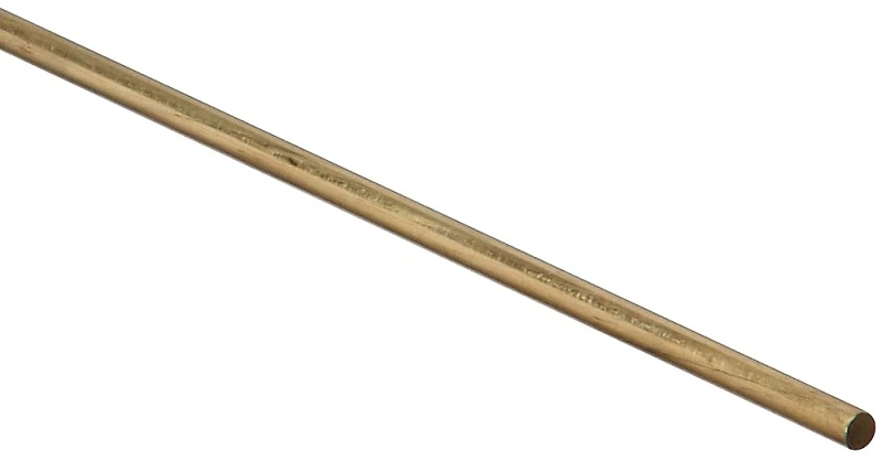 Smooth Solid Brass Rod, 1/8 x 36 In.
