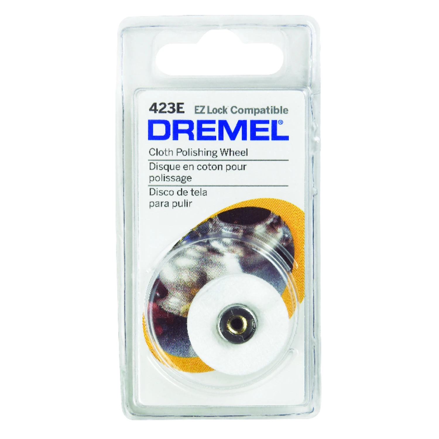 EZ Lock Polishing Cloth Wheel, 1 In.