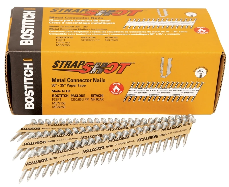 Collated Connector Nails, Galvanized Metal, 1-1/2 x .131 In., 1,000-Ct.