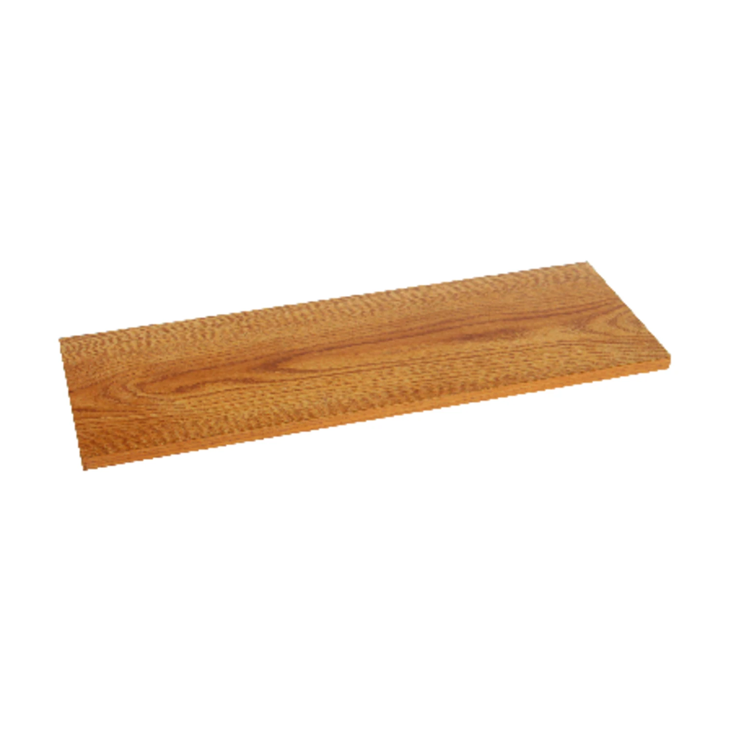 Shelf, Simulated-Oak Melamine, 10 x 24-In.