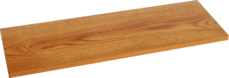 Shelf, Simulated-Oak Melamine, 10 x 36-In.