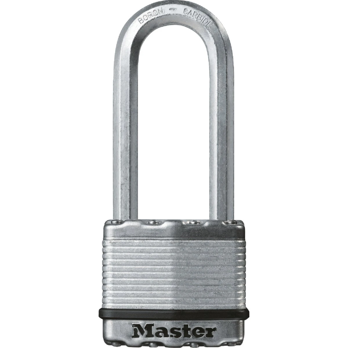 Magnum Keyed Laminated Padlock, 2-In., 2.5-In. Boron Long Shackle