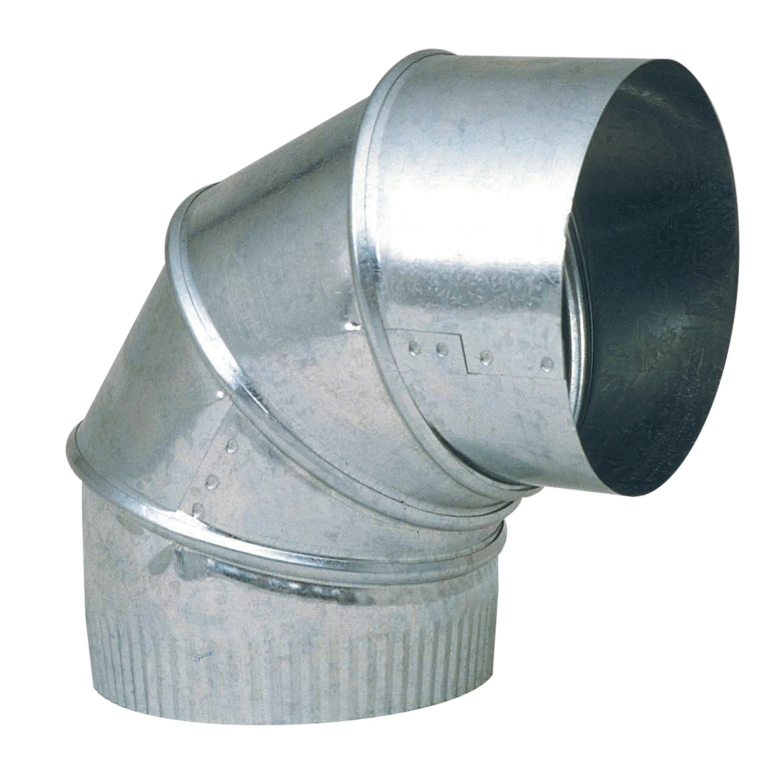 HVAC Furnace Elbow, 90 Degree, 26 Gauge, 8 In. Adjustable