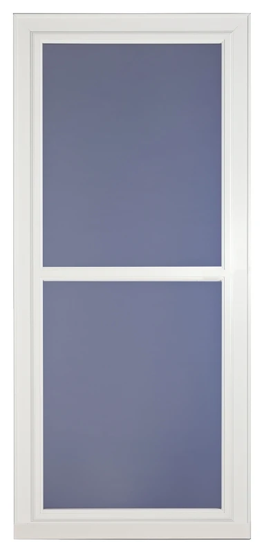Easy Vent Selection Storm Door, Full-View Glass, White, 36 x 81-In.
