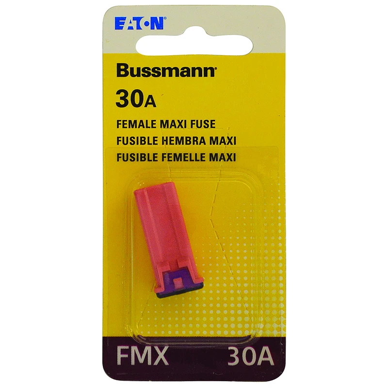 Female Maxi Auto Fuse, Pink, 30-Amp
