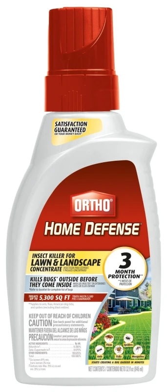 Home Defense Insect Killer for Lawns/Landscape, 32-oz. Concentrate