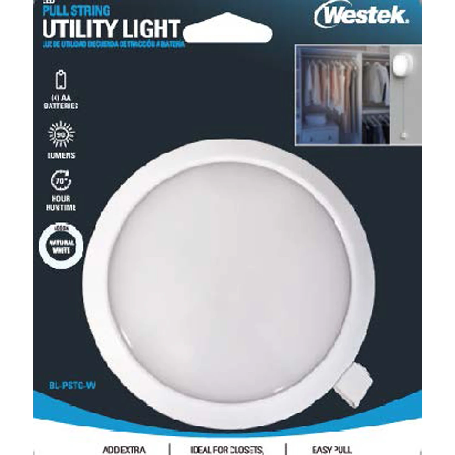 LED Utility Light, Warm White, 55 Lumens