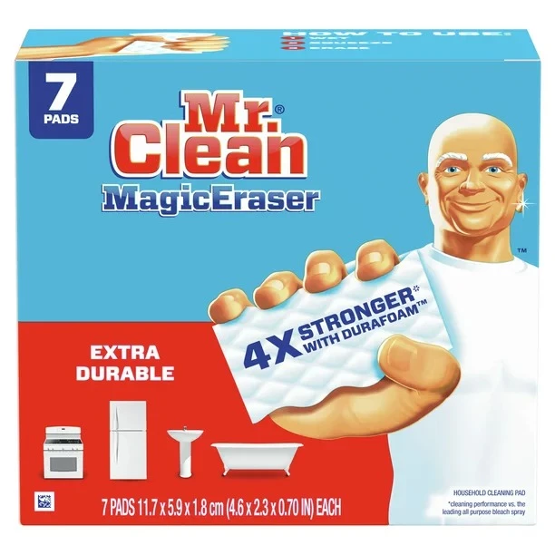 Magic Eraser Extra Durable Cleaning Pads with Durafoam, 7-Ct.
