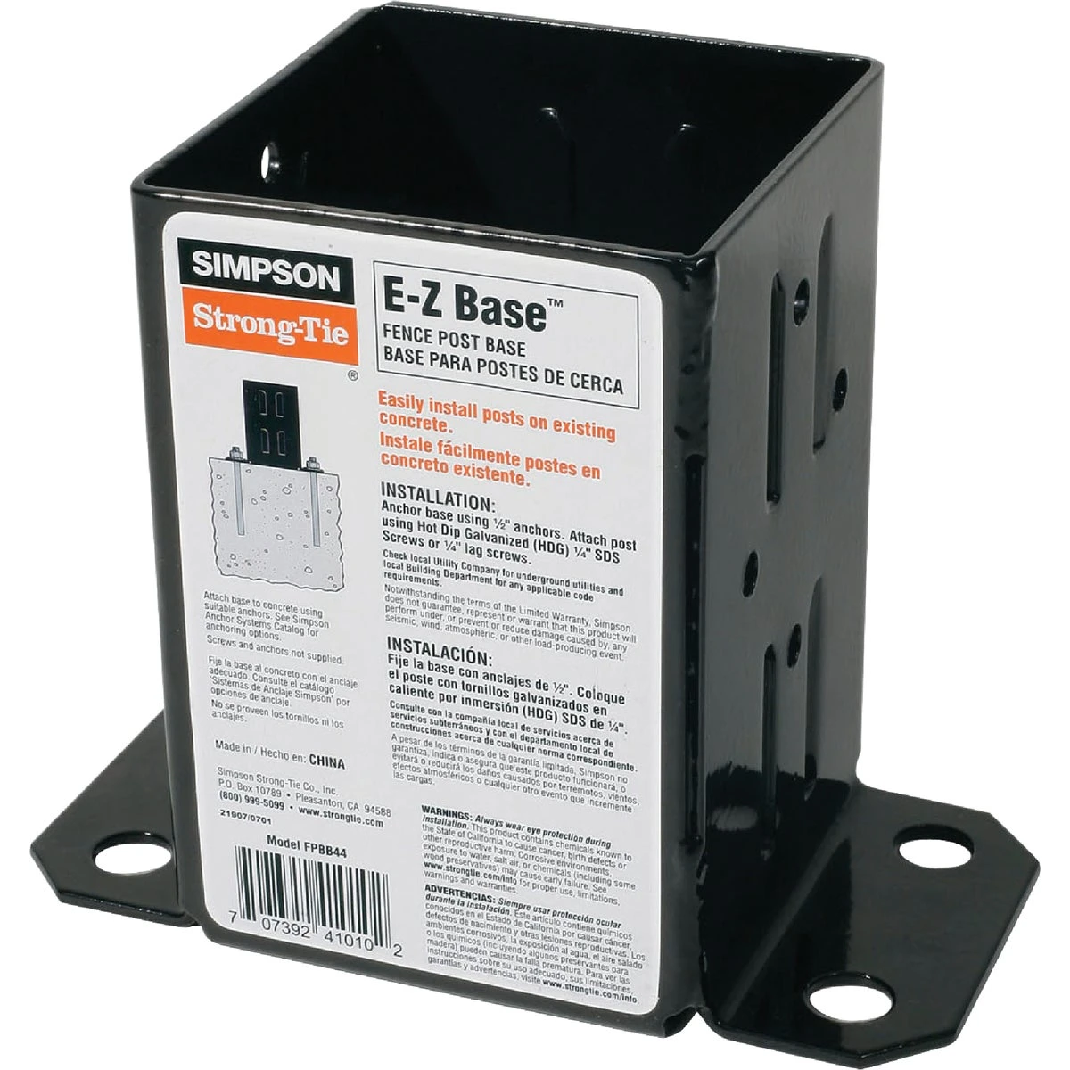 EZ Retro Fit Fence Post Base