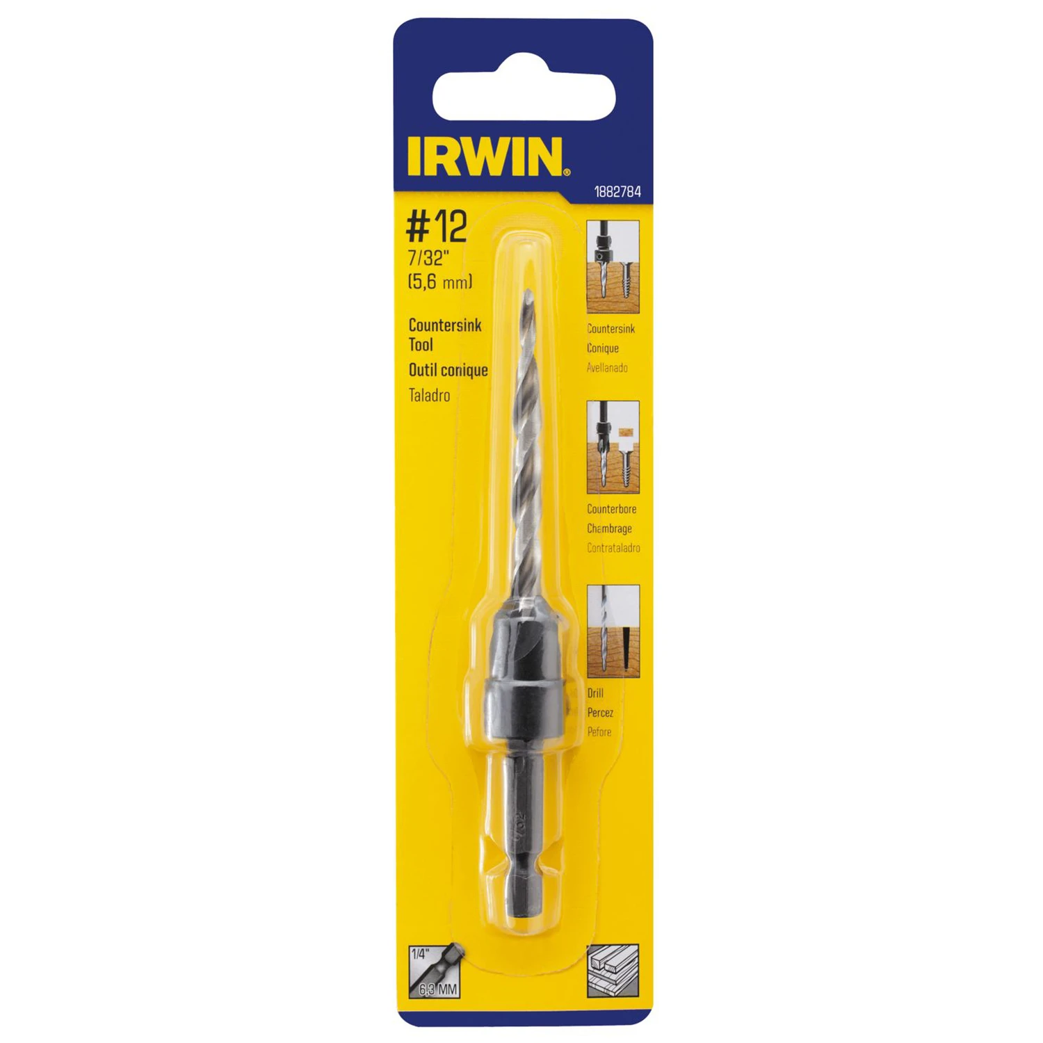 Countersink, Tapered, #12 Wood