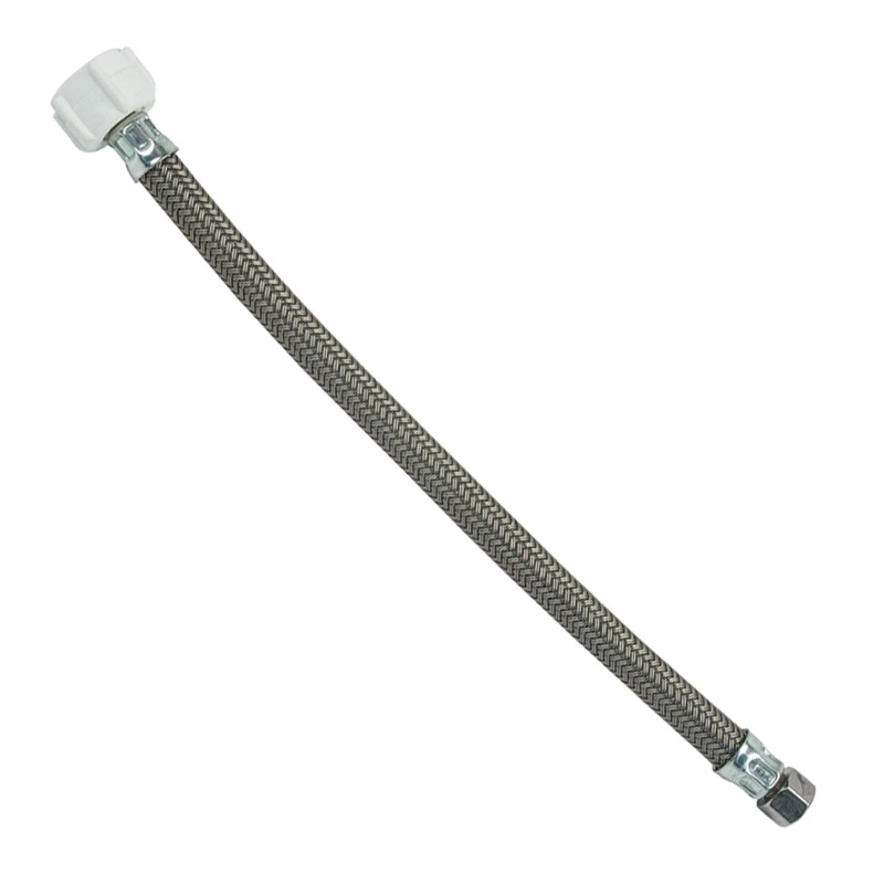 Toilet Water Supply Line, 3/8 Compression x 7/8 Fill Valve x 12-In.