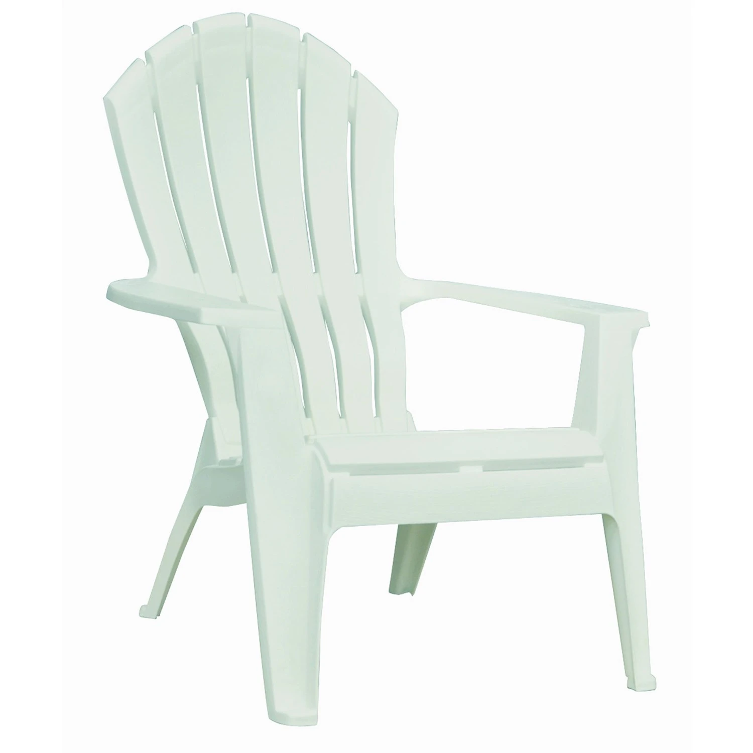 RealComfort Adirondack Chair, Ergonomic, White