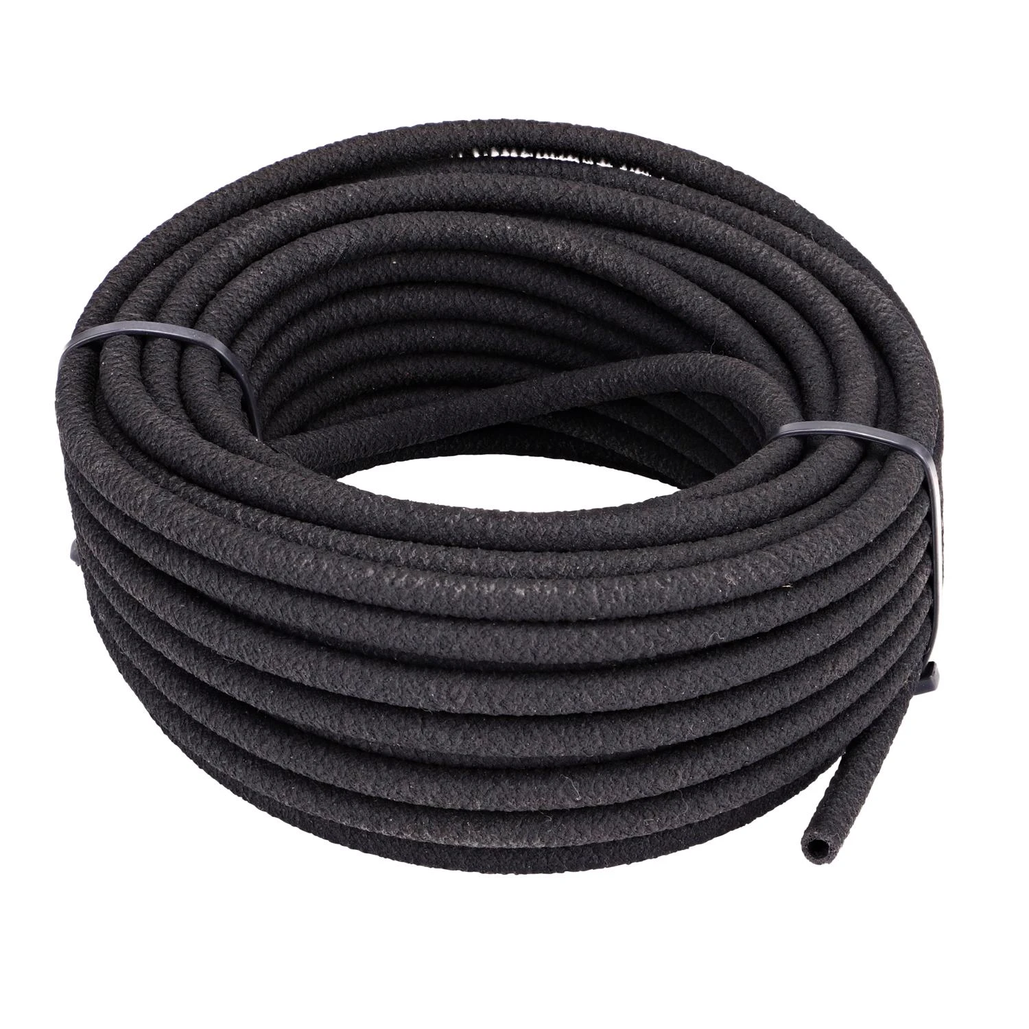 Soaker Tubing, Black Rubber, 1/4-In. x 50 Ft.